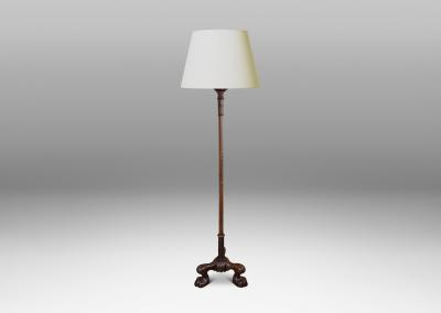 Exceptional Swedish Art Deco pair of standing lamps