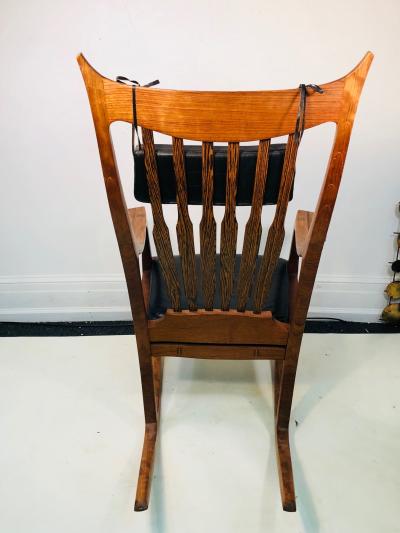 Exceptional and Monumental Rosewood Rocking Chair by Stephen ODonnell