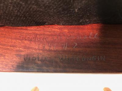 Exceptional and Monumental Rosewood Rocking Chair by Stephen ODonnell