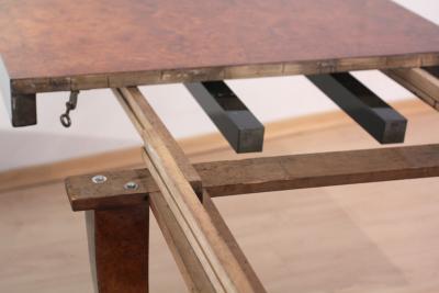 Expandable Art Deco Dining Table Thuja Roots France circa 1930