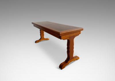 Expanding Coffee Table in Mahogany by Jean Michel Frank