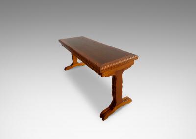 Expanding Coffee Table in Mahogany by Jean Michel Frank