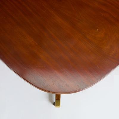 Exquisite Antique English George III Style Mahogany Wood Dining Table