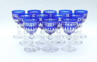Exquisite Cut Crystal Barware Tableware Service 10 People