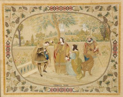 Exquisite Italian Silkwork Picture