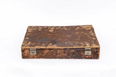 Exquisite Japanese Cloisonn Red Enamel Six Piece Dressing Table Set Ando Jubei