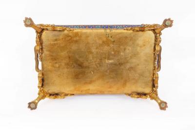 Exquisite Neo Grec Ormolu Champleve Enamel Jardiniere by Barbedienne S vin