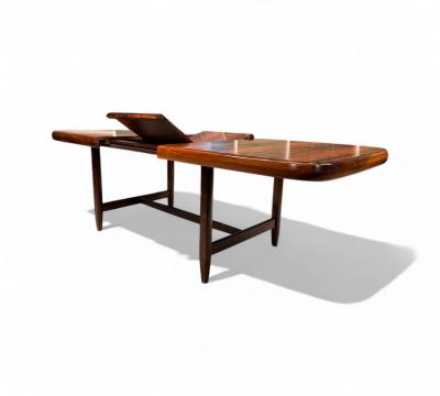 Extendable Dining Table in Rosewood Loher 1960s Lot 730A