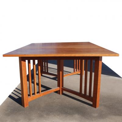 Extension Mission Arts and Crafts Trestle Table