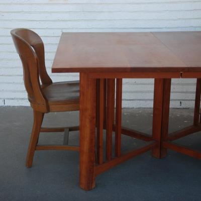 Extension Mission Arts and Crafts Trestle Table