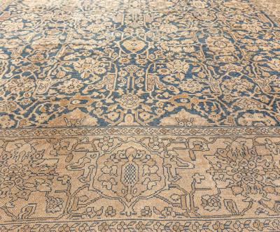 Extra Large Antique Persian Sultanabad Handmade Wool Carpet