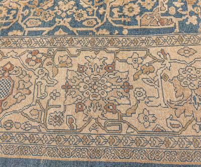 Extra Large Antique Persian Sultanabad Handmade Wool Carpet