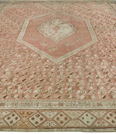 Extra Large Antique Turkish Ghiordes Handmade Wool Rug