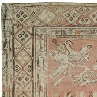 Extra Large Antique Turkish Ghiordes Handmade Wool Rug