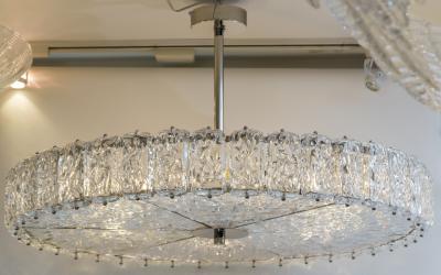 Extra Large Custom Ice Block Ceiling Fixture only 5 available