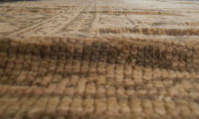 Extra Large Fine Antique Turkish Oushak Handmade Wool Rug
