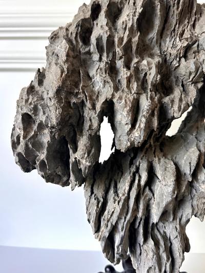 Extraordinary Chinese Scholar Ying Stone on Stand with Collector Seal