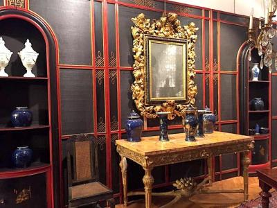 Extraordinary Pair of Italian 18th Century Carved Gilt Wood Console Tables