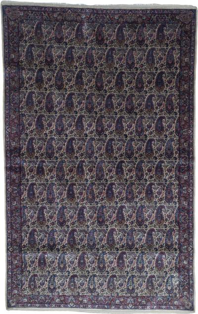 Extremely Fine Antique Persian Silk Mohtasham Kashan Rug 4 2 x 6 9 