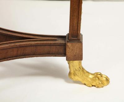 Extremely Fine Russian Empire Ormolu Mounted Mahogany Center Table