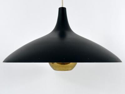 Extremely Rare Elegant Mid Century Modern Pendant Lamp or Hanging Light 1960s