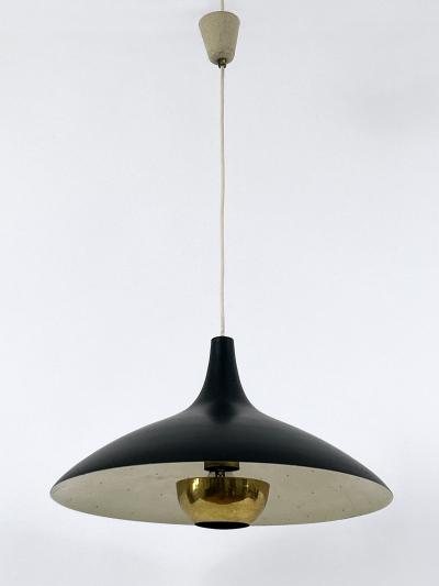 Extremely Rare Elegant Mid Century Modern Pendant Lamp or Hanging Light 1960s