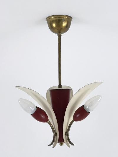 Extremely Rare Elegant Mid Century Modern Pendant Lamp or Hanging Light 1960s