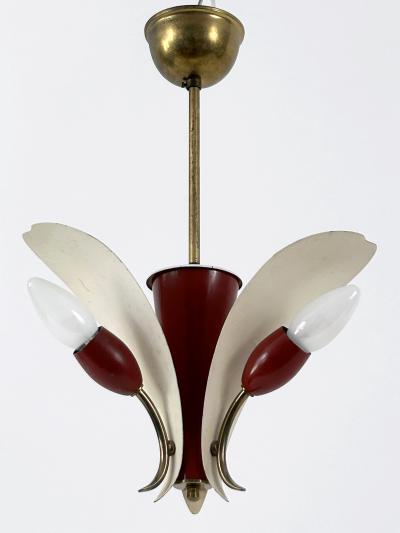 Extremely Rare Elegant Mid Century Modern Pendant Lamp or Hanging Light 1960s
