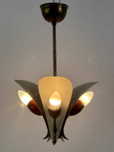 Extremely Rare Elegant Mid Century Modern Pendant Lamp or Hanging Light 1960s