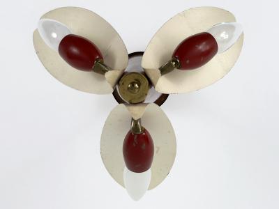 Extremely Rare Elegant Mid Century Modern Pendant Lamp or Hanging Light 1960s