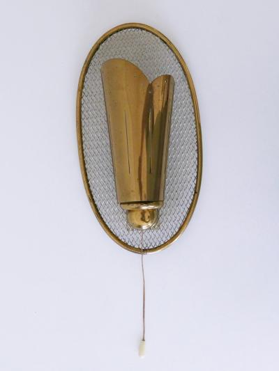 Extremely Rare Elegant Mid Century Modern Sconce or Wall Lamp Germany 1950s