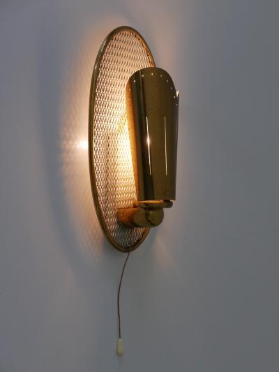Extremely Rare Elegant Mid Century Modern Sconce or Wall Lamp Germany 1950s