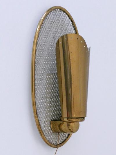 Extremely Rare Elegant Mid Century Modern Sconce or Wall Lamp Germany 1950s