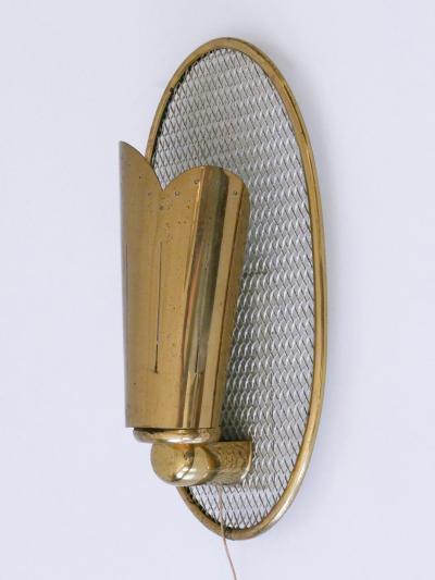 Extremely Rare Elegant Mid Century Modern Sconce or Wall Lamp Germany 1950s