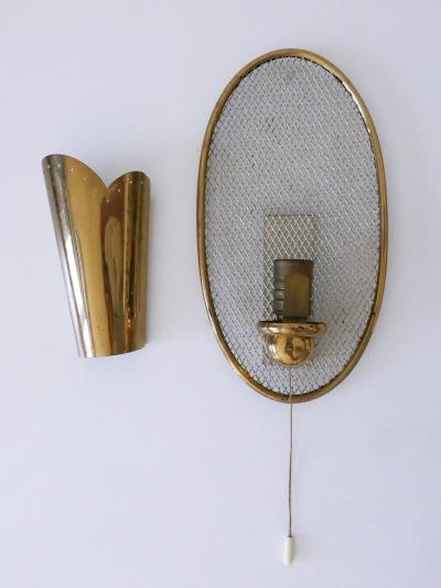 Extremely Rare Elegant Mid Century Modern Sconce or Wall Lamp Germany 1950s