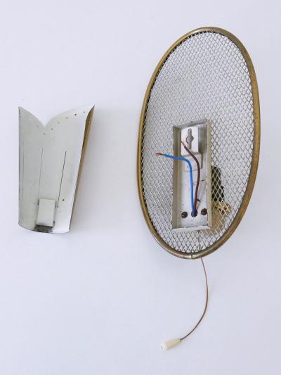 Extremely Rare Elegant Mid Century Modern Sconce or Wall Lamp Germany 1950s