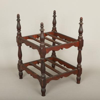 Extremely Rare Federal Wine Rack