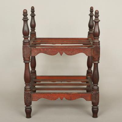 Extremely Rare Federal Wine Rack