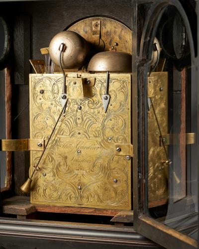 Extremely Rare George III 18th Century Quarter Striking Bracket Clock Signed