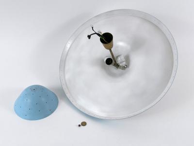 Extremely Rare Large Mid Century Ceiling Lamp or Pendant Light Germany 1950s