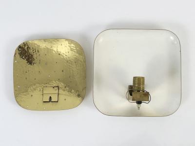 Extremely Rare Lovely Mid Century Modern Perforated Brass Sconce Germany 1960s