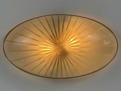 Extremely Rare Lovely Mid Century Modern Sconce or Flush Mount Germany 1950s