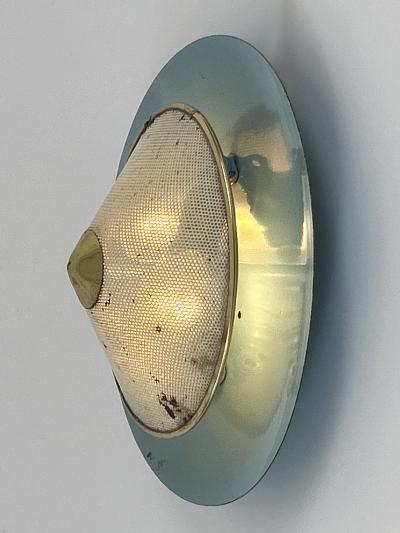 Extremely Rare Mid Century Modern Sconce or Flush Mount Germany 1950s