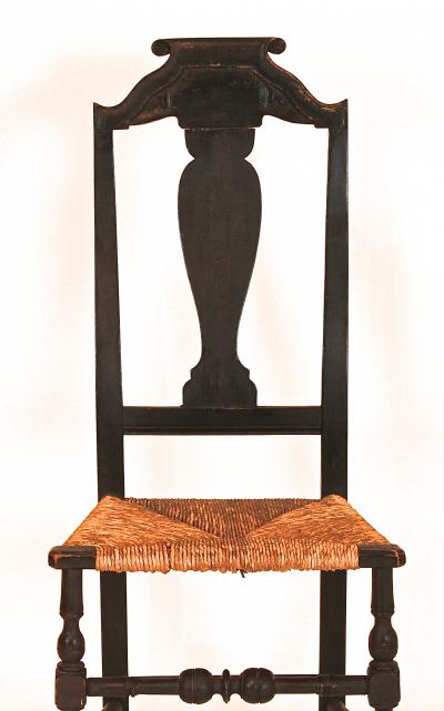 Extremely Rare William and Mary Side Chair