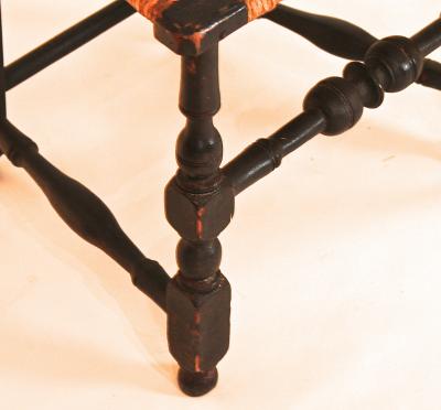 Extremely Rare William and Mary Side Chair