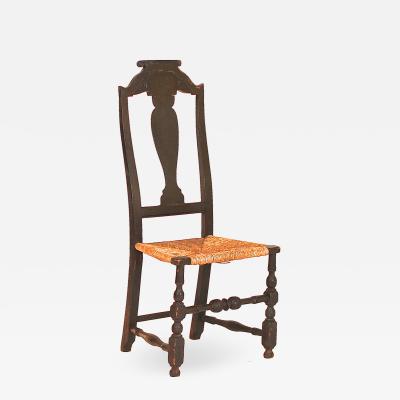 Extremely Rare William and Mary Side Chair