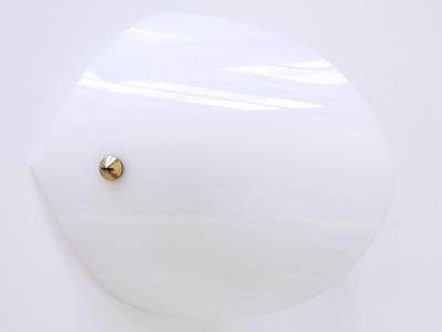 Extremely Rare and Elegant Lucite Brass Ceiling Lamp Germany 1960s
