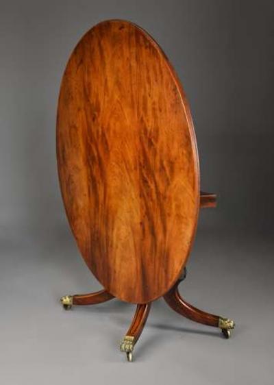 Extremely rare early Regency mahogany breakfast table or centre table
