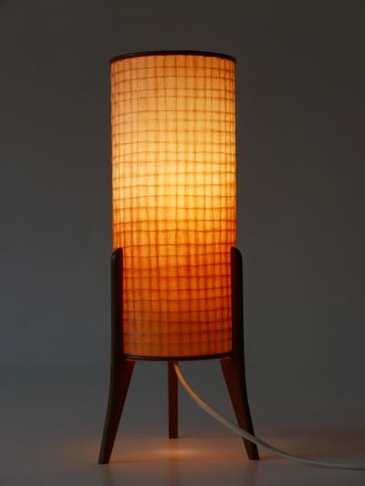Extremely rare minimalistic Mid Century Modern Table Lamp Germany 1960s