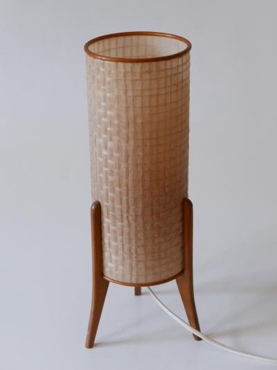 Extremely rare minimalistic Mid Century Modern Table Lamp Germany 1960s